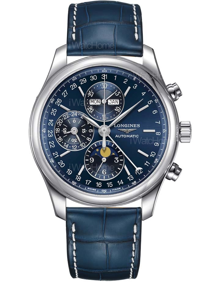 Master 巨擘系列全日曆月相計時碼錶